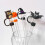 Καπάκι κάλυψης από άχυρο Halloween για μπουκάλια 30oz και 40oz, 7