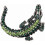 Broche crocodile en cristal et strass (1 pièce) 4