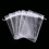 Organza gift bags white rectangle12x10cm 1