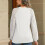 Damenbluse aus Spitze, Polyester, langärmelig, Rundhalsausschnitt 6