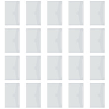 Priehľadné úložné vrecká na priečinky do kartoték, PP, 35 ks