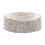 Brudearmbånd med strass, 28 mm, 8 rader 1