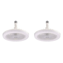 Wentylator sufitowy z pilotem i oświetleniem E27Base2-Pack