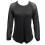 Damenbluse aus Spitze, Polyester, langärmelig, Rundhalsausschnitt 8
