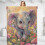 Elephant throw blanket soft plush flannel50x40in 1