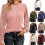 Damenbluse aus Spitze, Polyester, langärmelig, Rundhalsausschnitt 7
