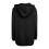 Schwarzer Damen-Kapuzenpullover mit Reißverschluss und Taschen, Größe S 4