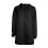 Schwarzer Damen-Kapuzenpullover mit Reißverschluss und Taschen, Größe S 3