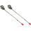 Colher de mistura para bar em aço inoxidável, pacote com 2 unidades, 28 cm (11 polegadas) 1
