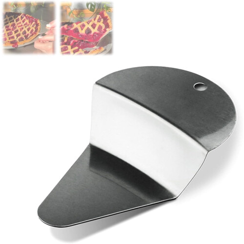 Espátula triangular para torta em aço inoxidável (1 unidade)