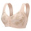 Plus Size Lace Bra for Women Comfortable Breathable No-Wire 2