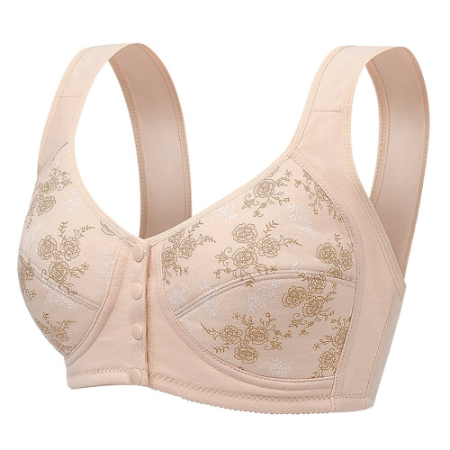 Plus Size Lace Bra for Women Comfortable Breathable No-Wire 1