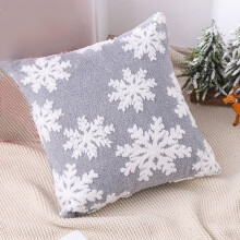 Capas de almofada com estampa de floco de neve, 45 x 45 cm (18 x 18 polegadas)