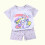 Ensemble d'été imprimé à manches courtes pour tout-petits (3M-6T) 4