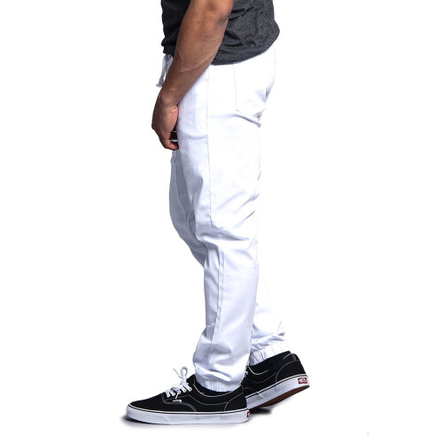 Men's drop crotch stretch jogger pants twill 5X 1