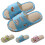 Pantuflas de algodón para niños pequeños, puntera abierta, talla 2 4