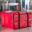 Isoleret pizzaleveringspose 20x20x12 tommer. Holder 616 tommer. 3