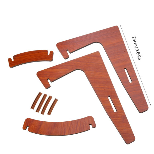 Universal L-shaped wood guitar stand for ukulele 2