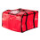 Isoleret pizzaleveringspose 20x20x12 tommer. Holder 616 tommer. 5