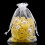 Organza gift bags white rectangle12x10cm 4