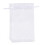 Organza gift bags white rectangle12x10cm 5