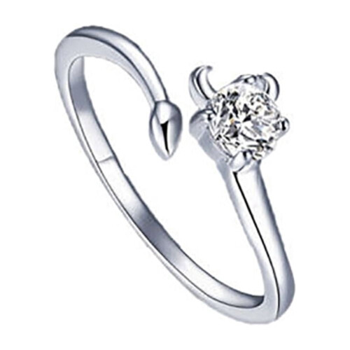Constellations Ring Silver Plated Adjustable Size 2