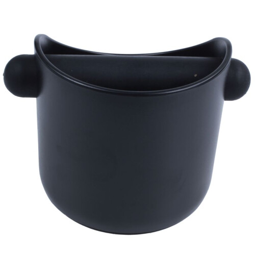 3X Coffee Grind Knock Box and Espresso Dump Bin (Black) 1