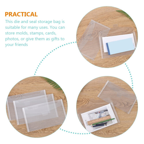 Málaí Stórála Eagraithe Fillteán Comhad PP Trédhearcach 35Pcs 2