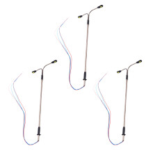 30X 2LED 1:100 Scale Street Light Scenery Lamppost for Sand Table Model Lamp Post for Train Railway Street Type E