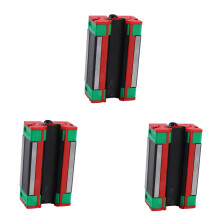 3X Bloque de Guía de Carril Lineal de Acero HGH20CA de 20 mm para Equipos de Fabricación de Piezas de Máquinas CNC
