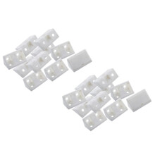 Mobili Gabinetto Fastener Angolo Bretelle Staffe Angolari Bianca 20 Pz