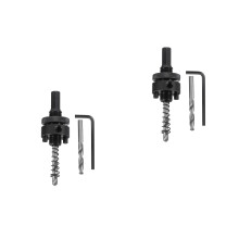 2Pièces Mandrin Noir M42 Bi-Métal Avec Pilote Usage Pro