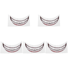 5Pièces Autocollants Casque PVC Décoratifs Multicolores