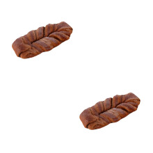 2Pièces Pain Artificiel PU Café Accessoire Photo Et Décoration