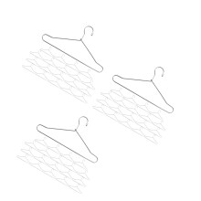 60Pièces Crochets Métal Pour Vêtements Et Accessoires Argentés