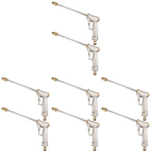 8Pièces Embout Arrosage Pression Antidérapante Argent