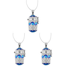 3Pièces Support Pendentif Alliage Couleur Assortie, Porte-Parfum DIY