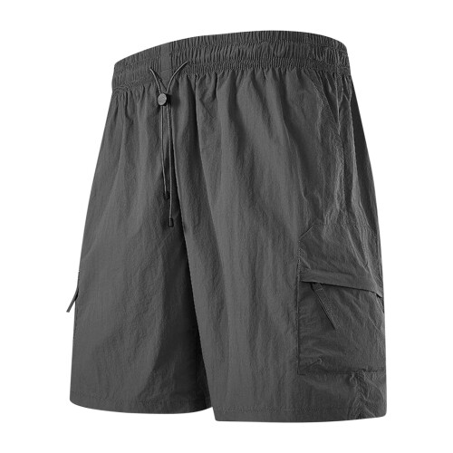 Herre sommershorts med elastisk talje og lommer 1