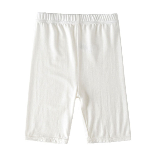 Mädchen Laufshorts, weiße Jeans-Radunterhosen 1