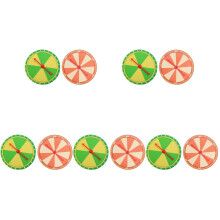 10Pièces Roue Couleurs Assorties Accessoire Jeux Fête Enfants