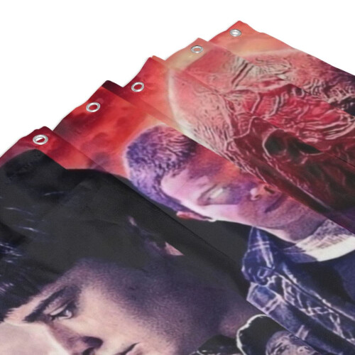 Stranger Things shower curtain set 66x72 in waterproof 2