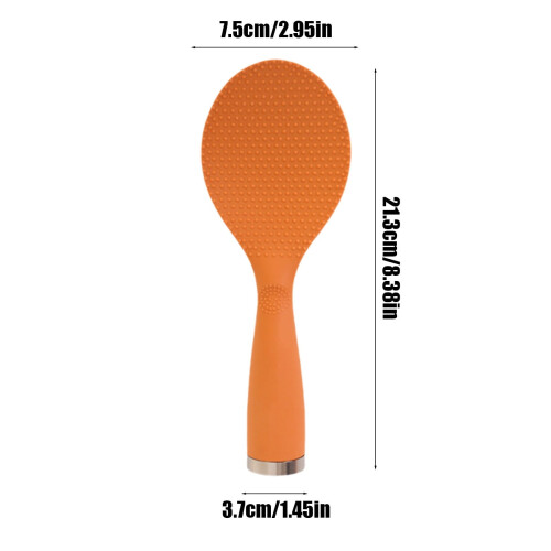 Cuillère spatule à riz en plastique 8,38 pouces, lot de 3 2