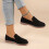 Damen-Wanderschuhe, runde Zehenpartie, einfarbig, Größe 40 7