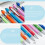 Touchscreen balpen van vinyl, rood, 5 stuks 4