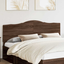 vidaXL Headboard Brown Oak Engineered wood