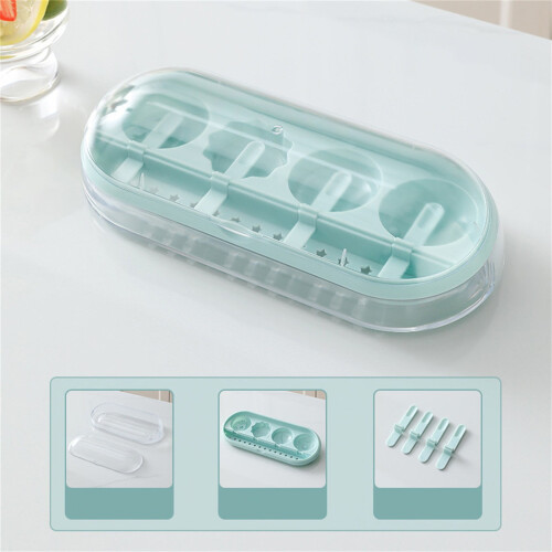 Mini Silicone Ice Grid for Kids – Cute Shapes, Reusable, 1