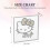 Plaque Hello Kitty en acrylique avec citations inspirantes (1 pièce) 4