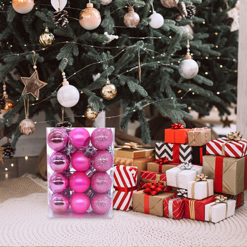 Boules de Noël Décorations de Fêtes 3 cm 24 pièces 1