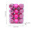 Boules de Noël Décorations de Fêtes 3 cm 24 pièces 3