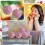 Pink Christmas Tree Balls 3.14 Inch Shatterproof Plastic 4